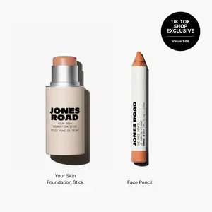 Foundation and Concealer Duo: Your Skin Foundation Stick & The Face Pencil