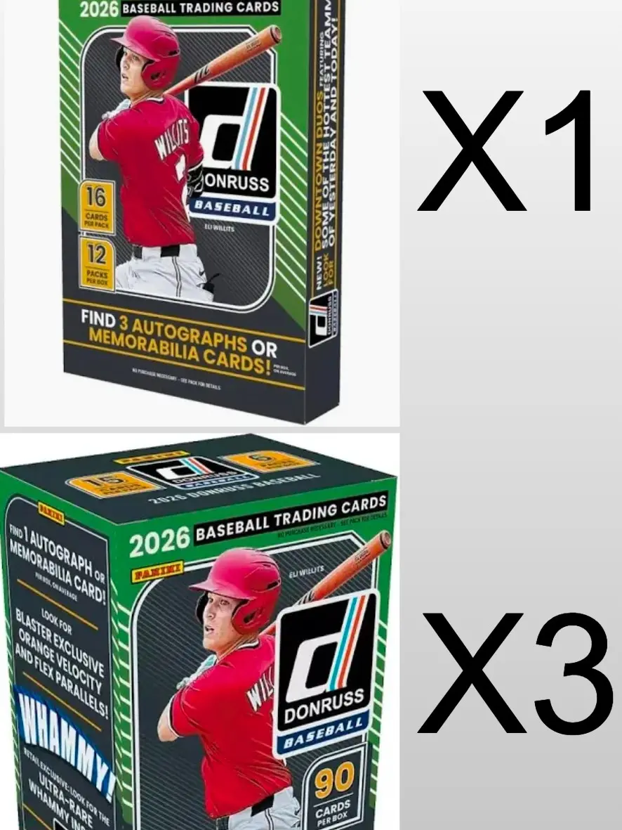 Break #035 - MLB 2026 Panini Hobby X1 & Blaster X3