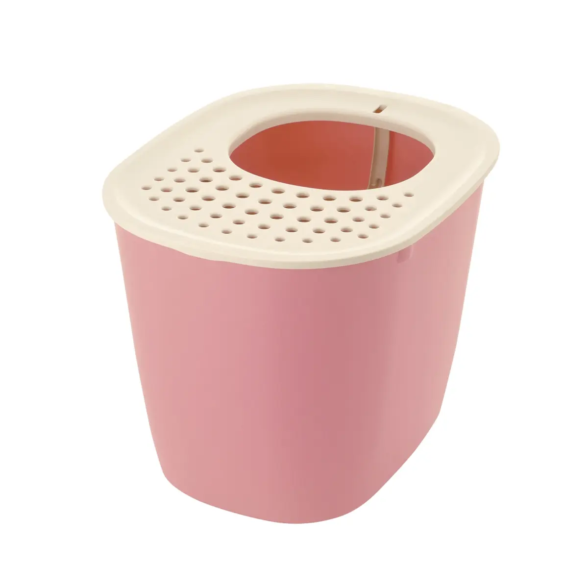 Richell 60004 PAW TRAX Top Entry Cat Litter Box - Pink