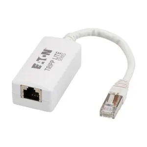 Eaton Medical-Grade Ethernet Network Isolator for Patient Care Vicinities - RJ45 (F/M), IEC 60601-1, 6 in. Cable, TAA
