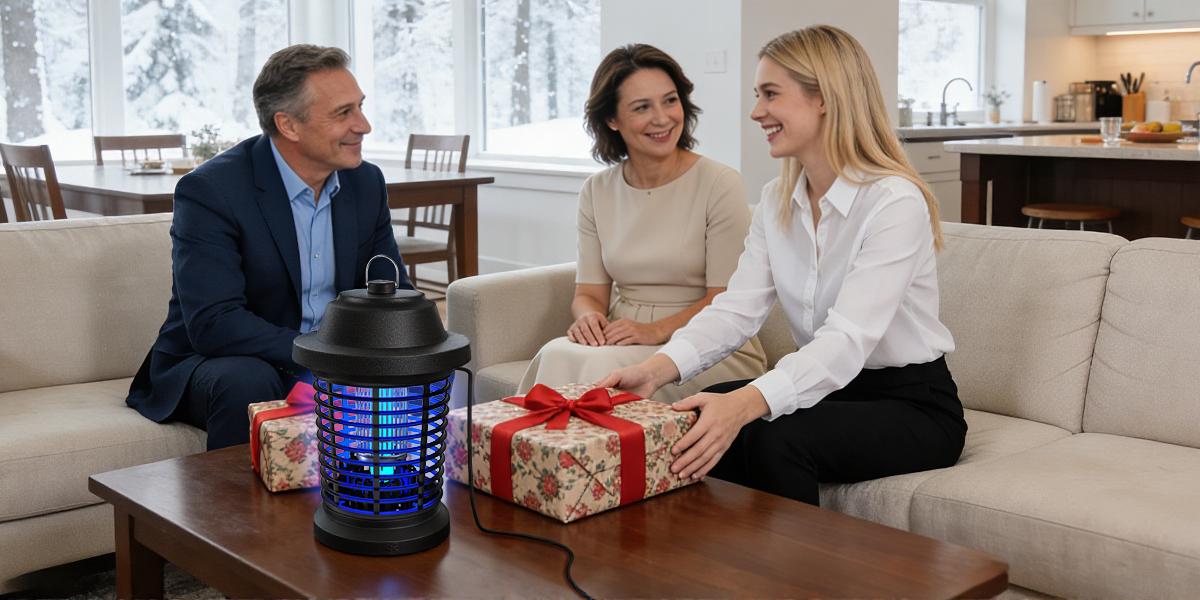 T9 Pro Outdoor Electric Bug Zapper, Mosquito Zapper and Fly Trap, 3-Prong Plug, 90-130V, ABS Plastic Housing