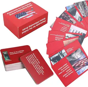 Us Citizenship Test Flash Cards 2025, Tarjetas para La Ciudadania De Las 100 Preguntas, Tarjetas De Ciudadania 2025 inglés y español, Naturalization Study Guide with 100 Questions & Answers