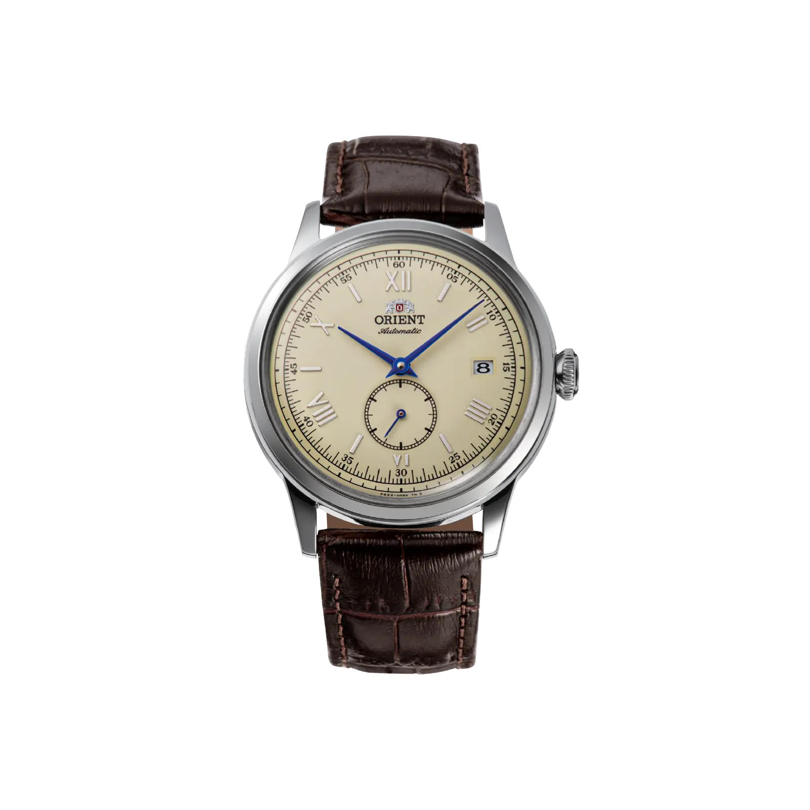 Orient Bambino Version 2 Small Seconds 38mm Automatic Dress Watch - Stainless Steel, Champagne Gold Mechanical, Classic Fashion Unisex Wristwatch, Model RA-AP0105Y30B