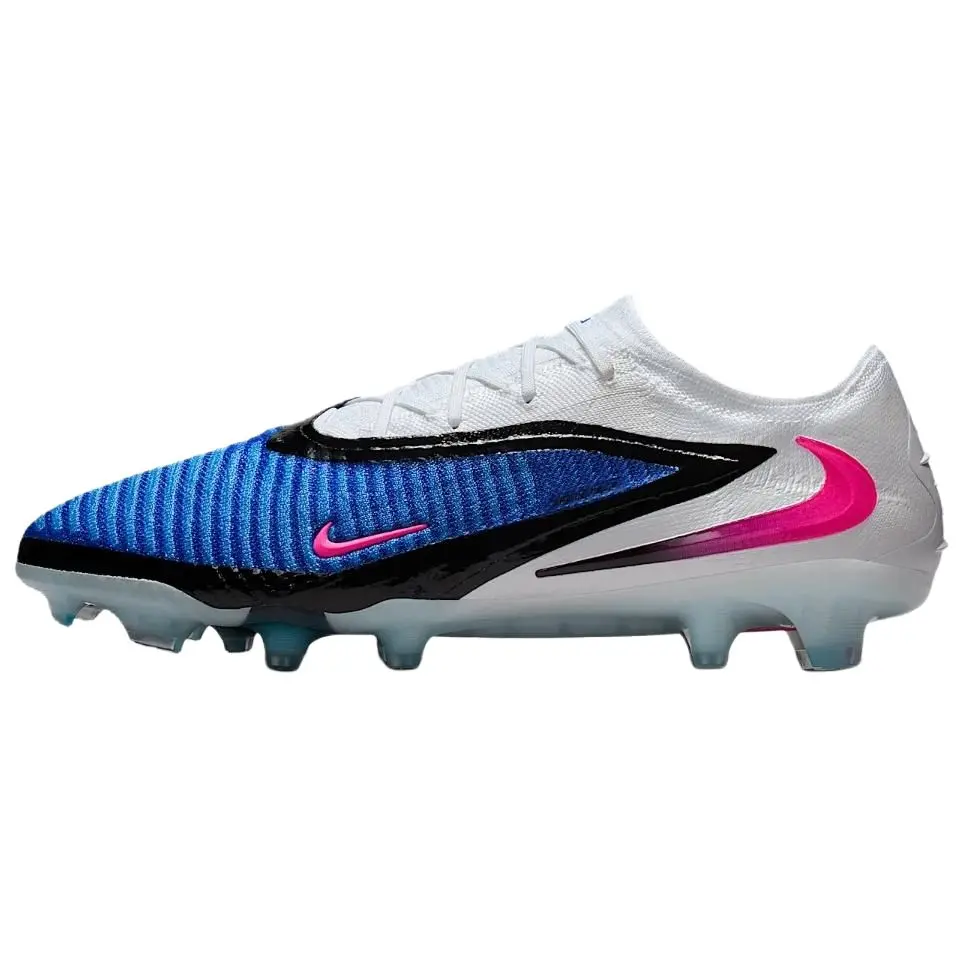 Nike Phantom 6 Low Elite FG Attack Pack Comfort Soccer Cleats Unisex Racer Blue White Pink Blast HJ2146-446