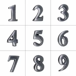 Number Lapel Pins