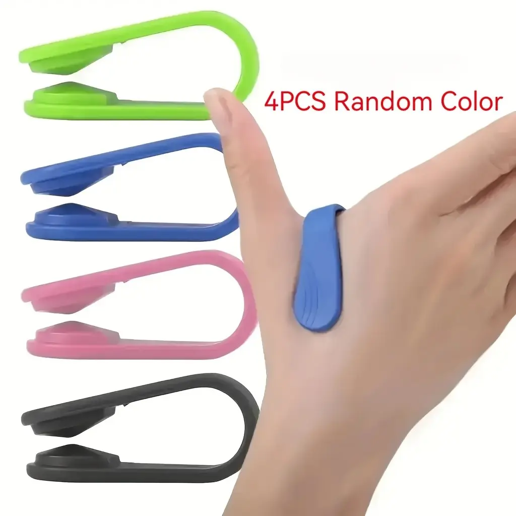 4-Piece Universal Wrist Massage Clips, Portable Manual Acupressure Massager, Body Care, Home/office Relaxation Tool, Stress Relief Device