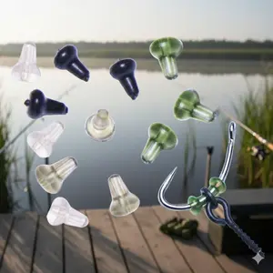 Stop Beads Kit for Carp Fishing, High-Strength Floating Bait Accessories, Corrosion-Resistant Gear Set for Still & Flowing Waters. Perfect for Match, Feeder & Wild Fishing in Commercial Ponds & Natural Waters. Durable Hook Stopper Tool Group.