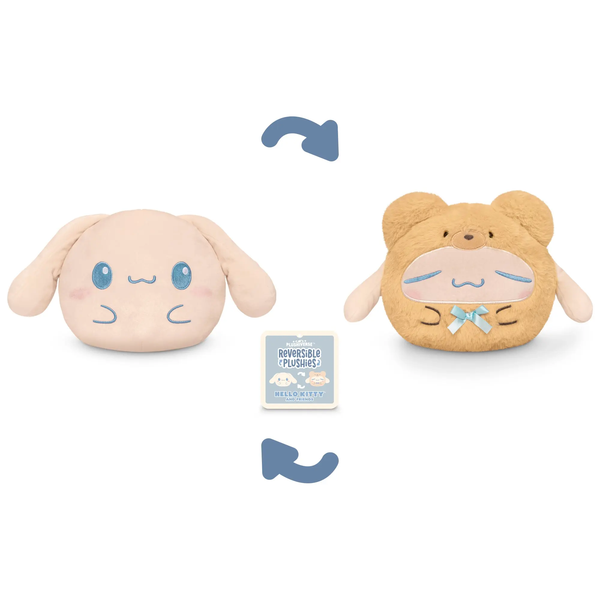 Teddy Bear Cinnamoroll 6" Reversible Plushie Teddy Bear Cinnamoroll 6" Reversible Plushie