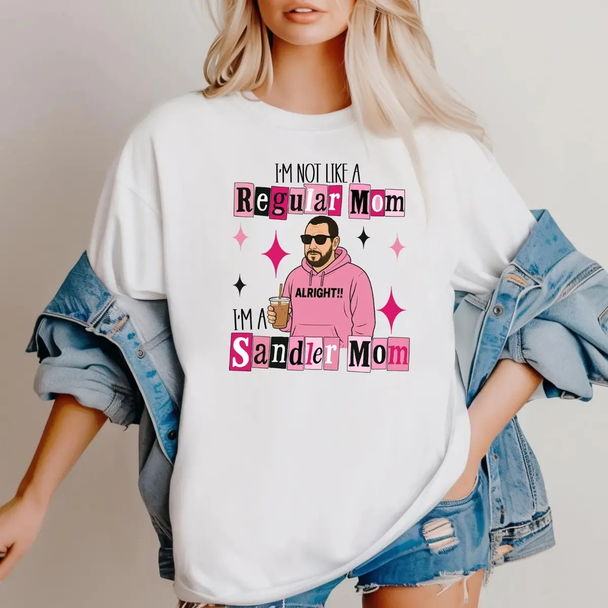 Funny I'm not a regular Mom I'm a Sandler Mom Shirt, Adam Sandler Funny Shirt, Adam Sandler Fan Gift, Gift for Mom, Actors Tshirt