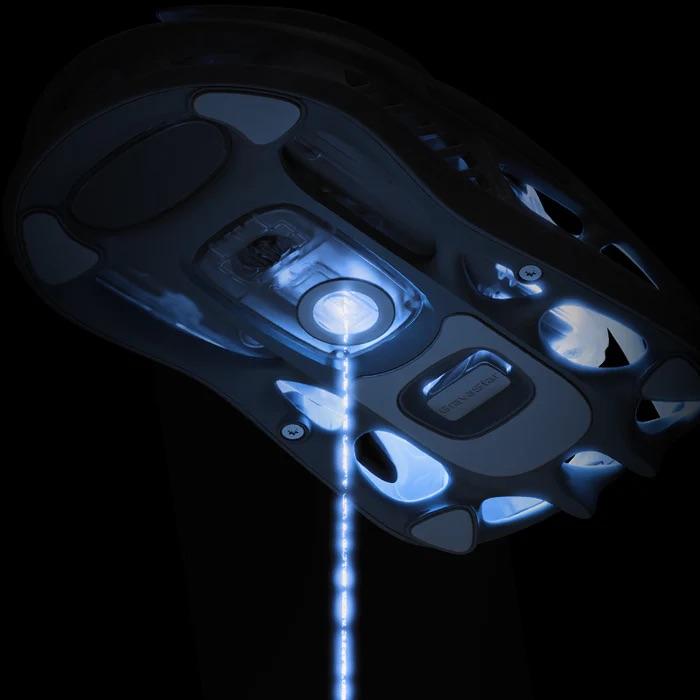 GravaStar Mercury M1 Pro Gaming Mouse Ice Blue, 78g Lightweight Magnesium Alloy, 26,000 DPI, PAW3395DM Sensor, 5 Programmable Buttons, Support Wired/2.4GHz/BT, Up to 200 Hours Battery Life GravaStar Mercury M1 Pro Gaming Mouse Ice Blue, 78g Lightweight Magnesium Alloy, 26,000 DPI, PAW3395DM Sensor, 5 Programmable Buttons, Support Wired/2.4GHz/BT, Up to 200 Hours Battery Life