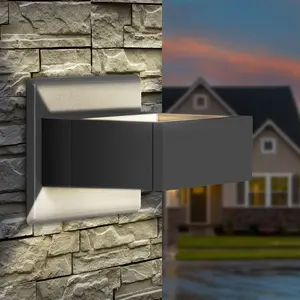 Modern Waterproof Outdoor LED Wall Sconce - IP54 Integrated Porch Light