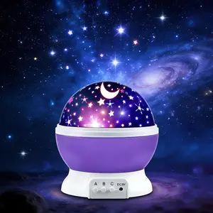 Star Projector Night Light with 8 Color Modes - 360° Galaxy Lamp for Nursery & Bedroom, USB Plug-In, Gentle Light for Kids Sleep & Adult Relaxation outdoorfun