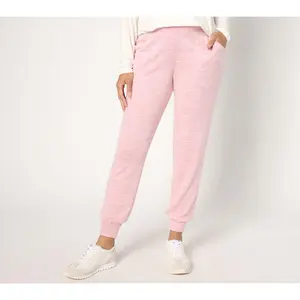 QVC AnyBody Petite Hacci Joggers - Crossover Waistband, Stylish Soft, Stretchable, Semi-Fitted Sports & Outdoor Activewear, Stylish Soft Joggers, Stretchable Jogger