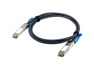 QNAP 4.9' QSFP28 100GbE Twinaxial Direct Attach Cable, Black