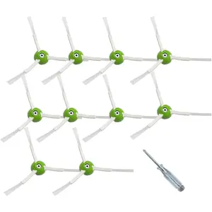 Replacement Parts, Replacement Side Brushes for   i,e&j Series,i3 i3+ i4 i6 i6+ i7 i7+ i8 i8+ E5 E6 E7 Vacuum Cleaner(10 Pack Edge-Sweeping Side Brushes)