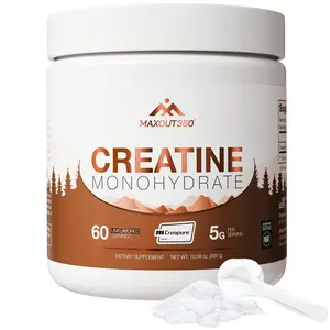 MaxOut360 Creapure Creatine Monohydrate Powder, Pure German Creatine & NSF Certified Creatine Monohydrate for Women & Men, for Muscle Growth, Strength & Recovery, 60 Servings, Unflavored