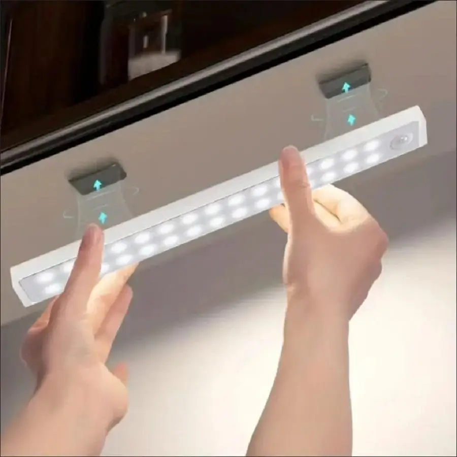 Under Cabinet Light, 1 Count Wireless Motion-Sensor LED Light Bar, Rechargeable Magnetic Night Light for Closet, Stairway, Kitchen, Living Room