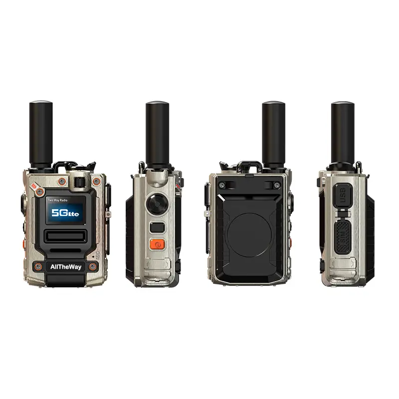 Free call 15000 kilometers wireless walkie talkie, handheld in car, 4G all network connectivity Audio Compact