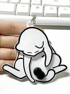 [Stress Relief Toys] Cute Rotating Cat Egg Keychain Kawaii, Keychain For Bags, Stress Relief Accessory, Perfect Gift for Couples, Fun Backpack Charm, Unique Toy for All Seasons, Trendy Cute Keychain