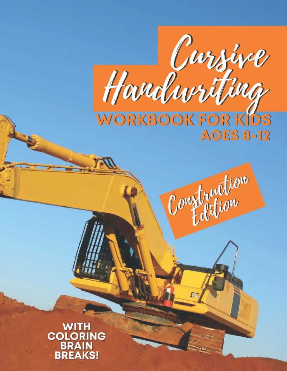 Cursive Handwriting Workbook For Kids Ages 8-12. Construction Edition With Coloring Pages: Cursive for beginners workbook. Cursive letter tracing ... Beginning Cursive Handwriting Workbooks.