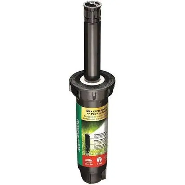 Rain Bird 7620743 4-in Pressure Regulating Pop-Up Garden Sprinkler Spray Head, Durable, with Flow Optimizer Technology for High & Fluctuating Water Pressure, Inspiring Designs, Durability, 4 Inches, Modern