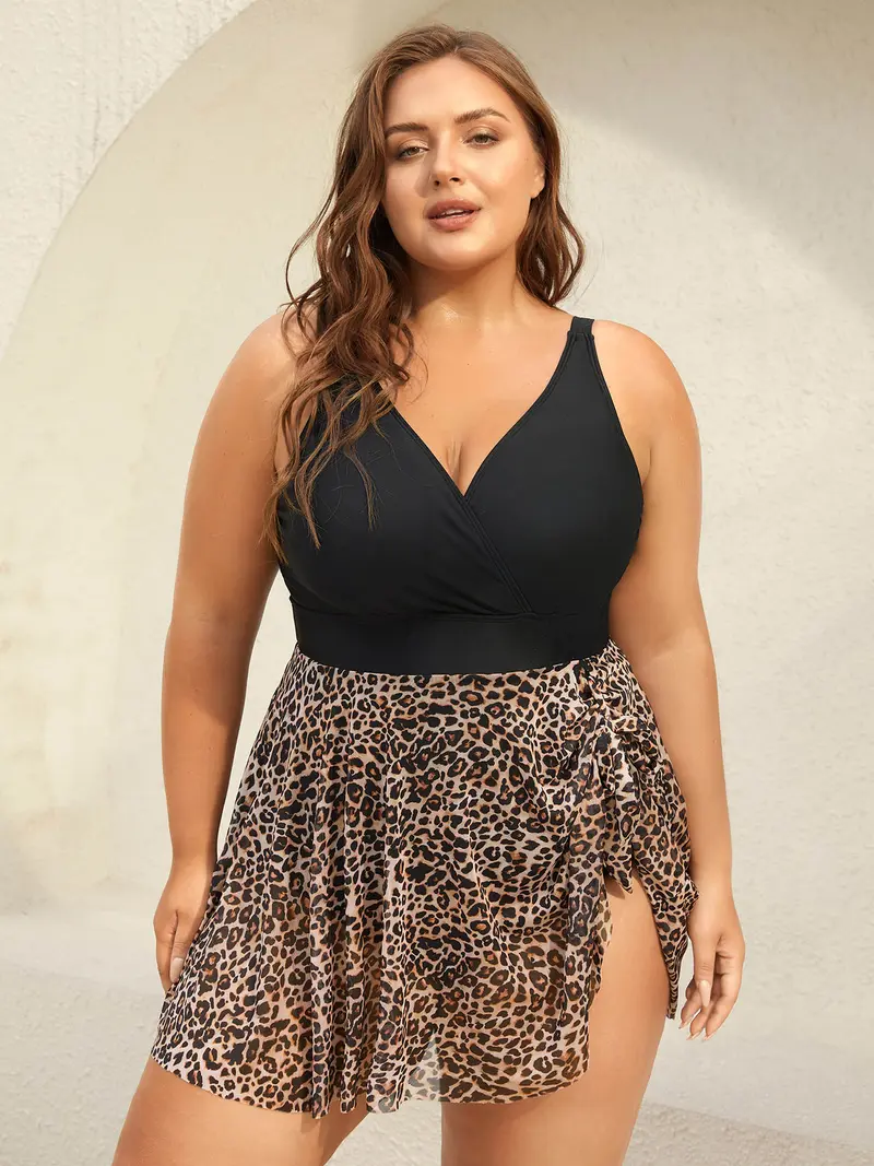 curve swim dress plus size - TikTok Shop