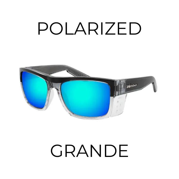 Ice Blue Mirror Crystal - Polarized GRANDE XL