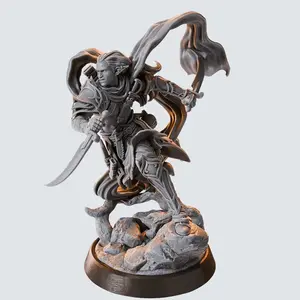 D&D DND | Mini | Rouge | 75 mm | Includes Character Background.