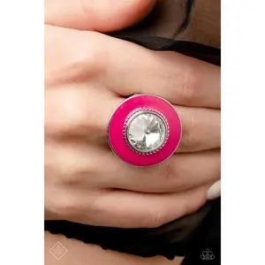 Ladylike Levity - Pink Ring - Paparazzi