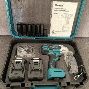 Seesii 3-in-1 Electric Brushless Impact Wrench, Cordless Pistola De Impacto with 2x4.0 Battery, 6 Sockets, 8 Drills, 6 Screws - Ideal for Car & Home,WH700 Black Friday Deals