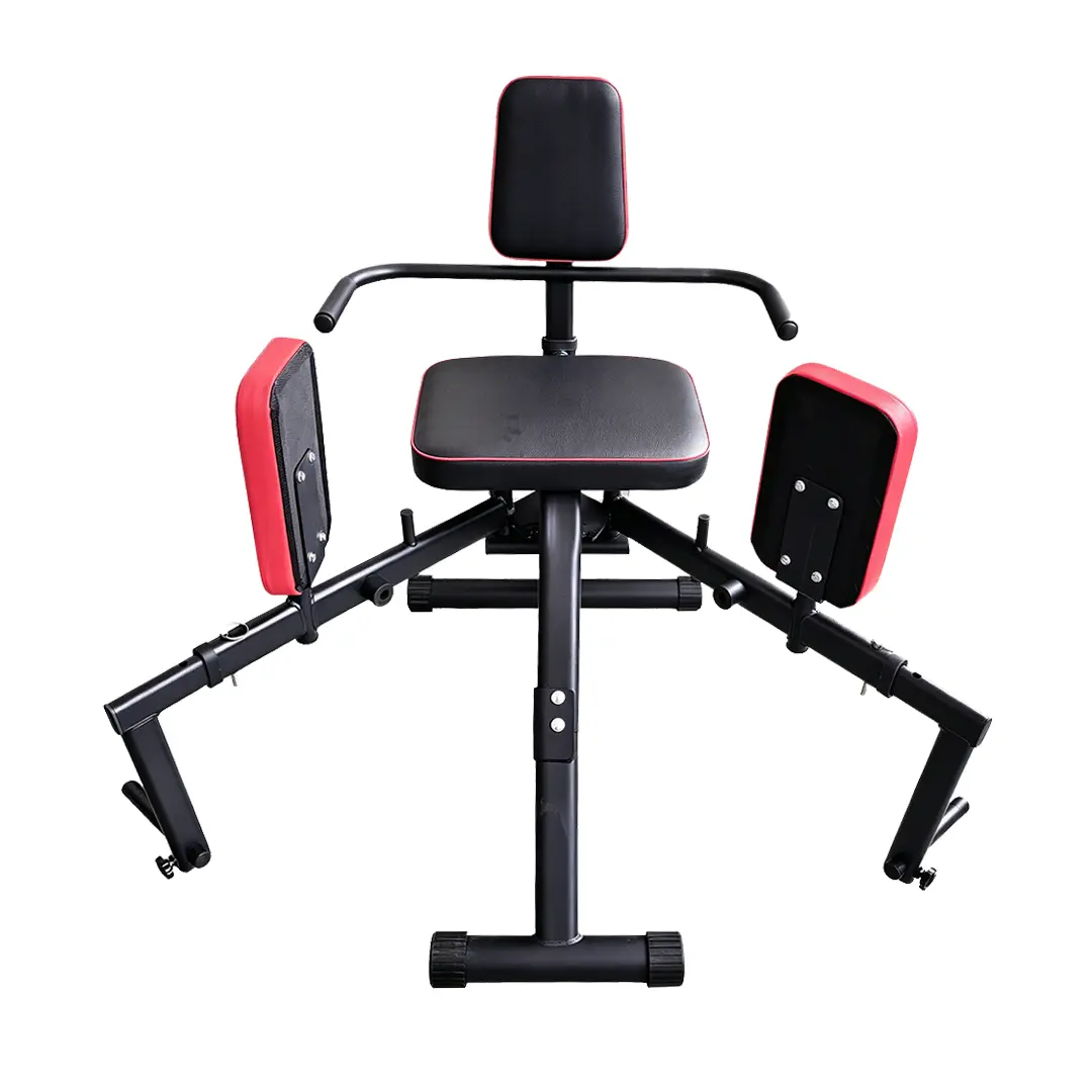 2-in-1 Hip Abductor & Adductor Machine for Home Gym, Adjustable Glute Trainer, Inner & Outer Thigh Workout Equipment, Booty Builder Exercise Machine