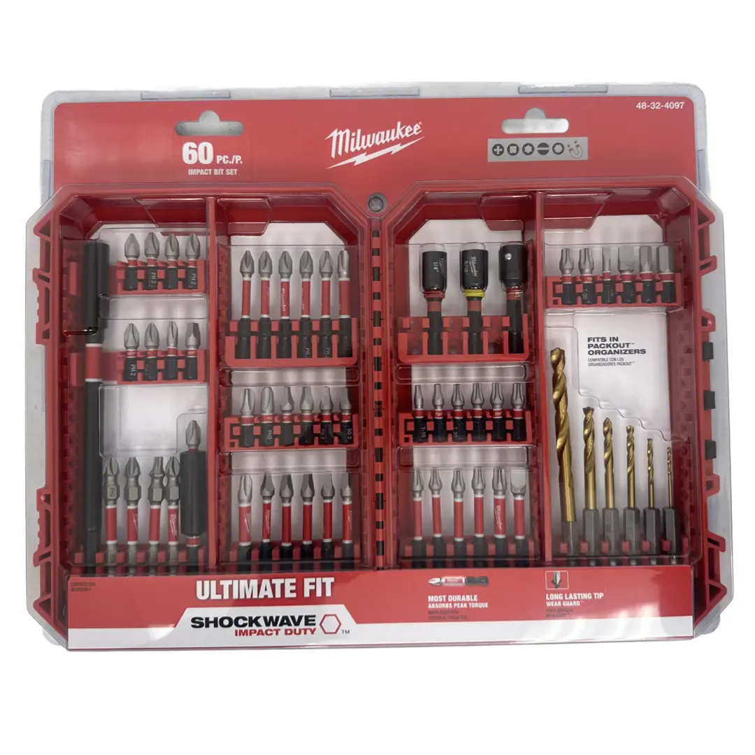 Milwaukee Shockwave Impact Duty 60PC Driver Bit Set 48-32-4097