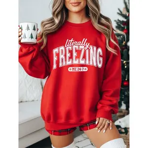 I'm freezing! Unisex crewneck sweatshirt printed in the United States