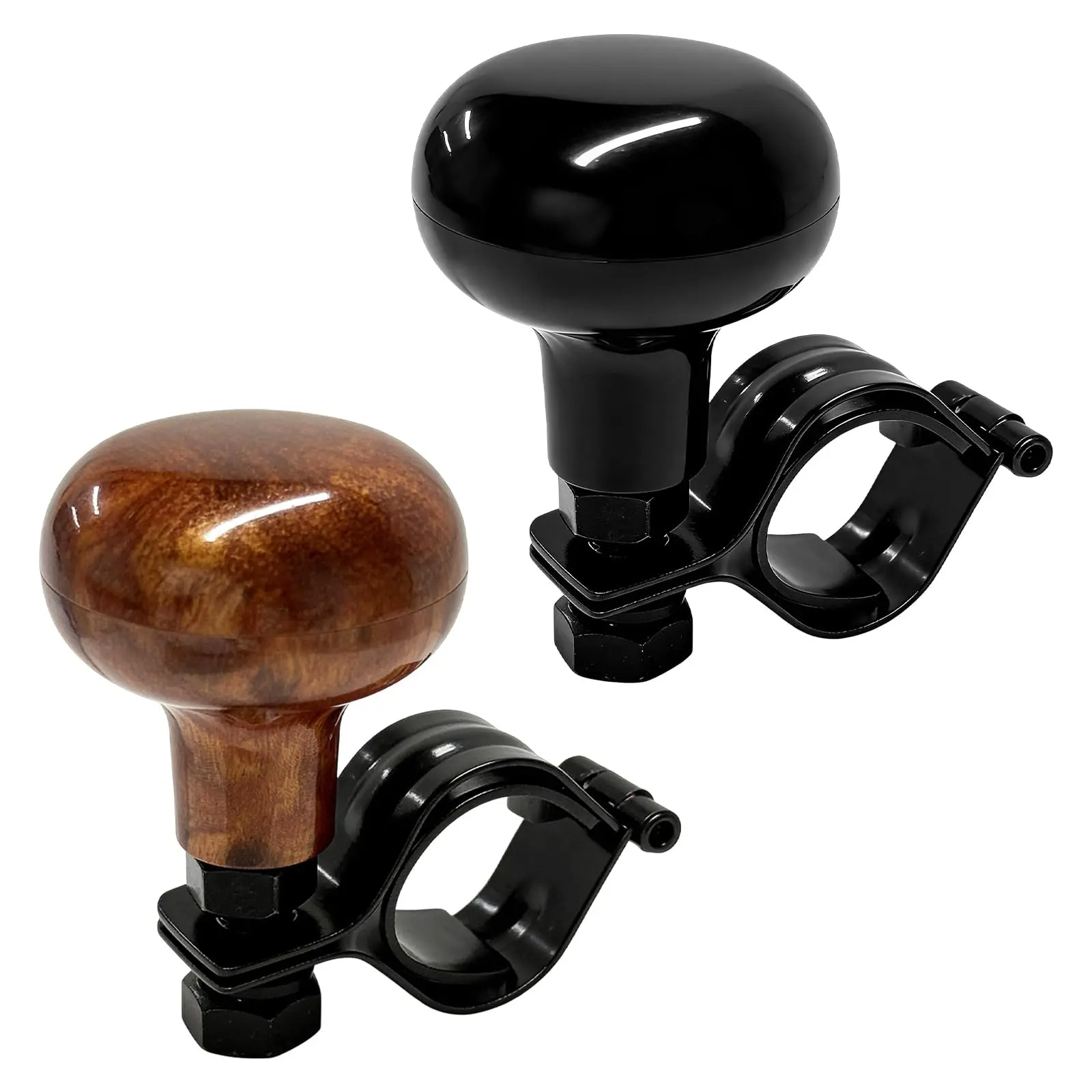 2 PCS, Peach Wood+Black