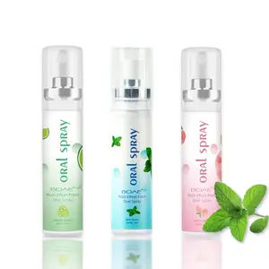 3PCS Portable Breath Spray, Alcohol-Free Mouth Freshener, Fresh Breath Oral Spray, Travel Size Mint Fruit Flavor, Daily Oral Care for Adults