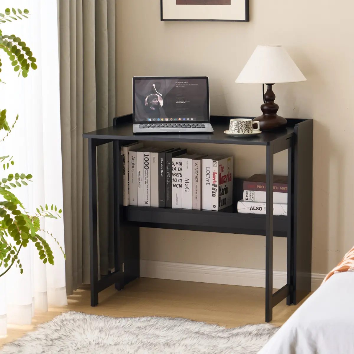 Beige+White Stripes + Black + Wood + Classic + Cut