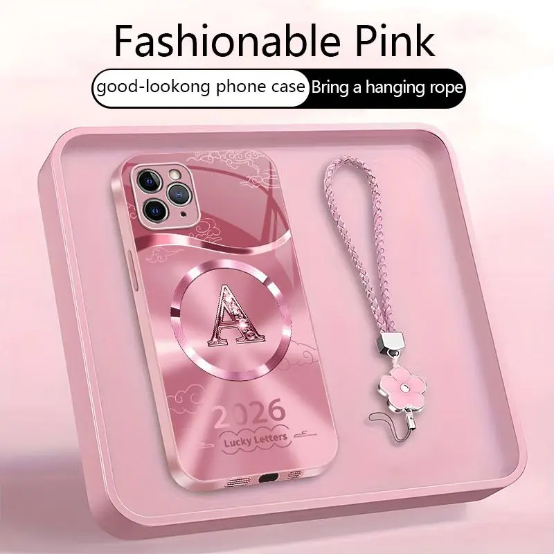 Suitable for [iPhone 11 Pro] high-end MagSafe phone case，Features a magnetic attachment function，features magnetic attachment; includes a free lanyard.YM99