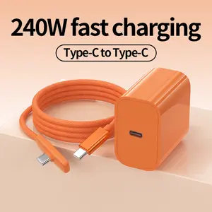 240W Fast Charging Cable,new iPhone Charger, Mobile Data Cable, Smart Quick Charge, Portable Charger, High-Power Fast Charging, Right-Angle Charging Cable, Compatible with Apple Type-C Charging Smartphones charger, 90-Degree Gaming Cable