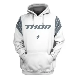 Hoodie Thor Mx, Thor Pulse, Motocross, Thor Racing Racing Uniform V22 3D Hoodie All Over Printed Clothes Shirt Men Letter Graphic Round Neck Tee
