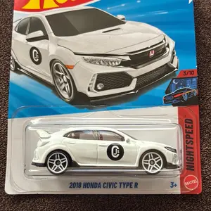 Hot Wheels 2018 Honda Civic Type R Model Car - 3/10 Series - NightSpeed Edition - Mattel - 3+ Years Old - Collectible Toy