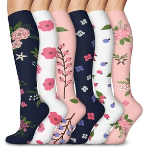 Medical Compression Socks for Women & Men, Support Knee High Socks for Running,Nurses,Travel