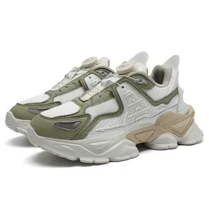 New men's shoes, stylish and futuristic mecha-inspired shoes, men's casual leather shoes, trendy rotating button casual shoes, fashionable sneakers, all-match round-toe casual men's shoes suitable for everyday wear.