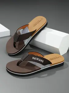 Men's Fashion Sandals Flip Flops, New Style Lightweight Home Outdoor Slippers, Trendy Comfortable Footwear for Summer, Trending Sandals