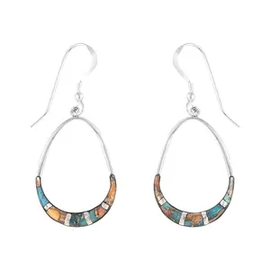 925 Sterling Silver Gemstone Drop Dangle Earrings for Women Birthstone Beachy Boho Western Jewelry Birthday Christmas Gifts for Women