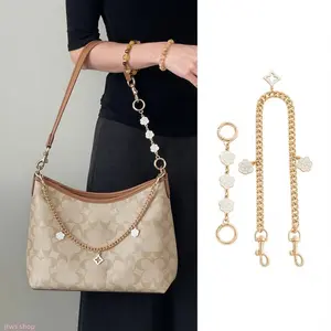 2026 New Bag Chain Strap Extender for Coach Laurel 31 Hobo Bag Replacement Shoulder Strap Durable Alloy Gold Hardware Easy DIY Upgrade Adjustable Length Versatile Decor for Crossbody Handbag Daily Commute Travel US Design