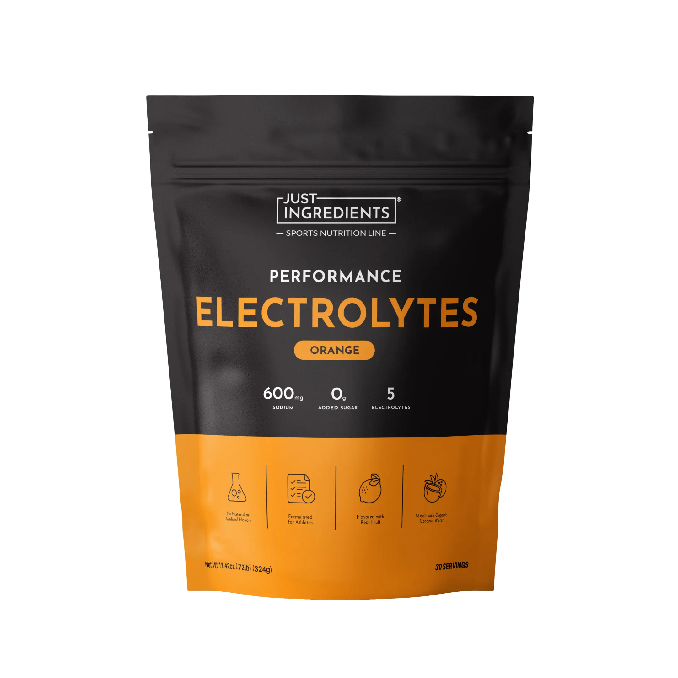 Just Ingredients Orange Performance Electrolytes