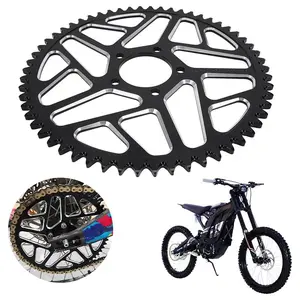 58T Sprocket, Rear Sprocket 58 Tooth Aluminum Alloy for Surron Light Bee S X Segway X160 X260 Electric Dirt Bike