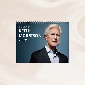 Keith Morrison 2026 Wall Calendar – The Year Of Keith Morrison Quotes Funny Fan Calendar & Planner, Unique Christmas Gift Idea, Collectible Comedy Wall Art