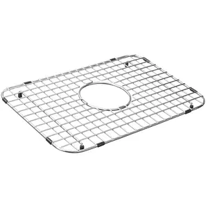 18.98-in x 12.48-in Center Drain Heavy-Duty  Stainless Steel  Sink Protector NDG1912C