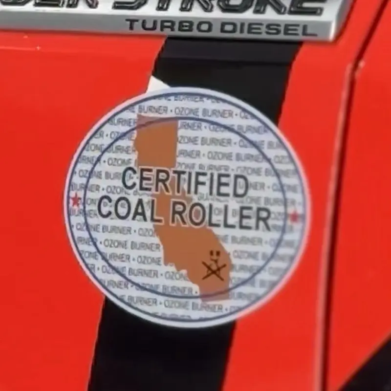 Certified Coal Roller Decal for Turbo Diesel